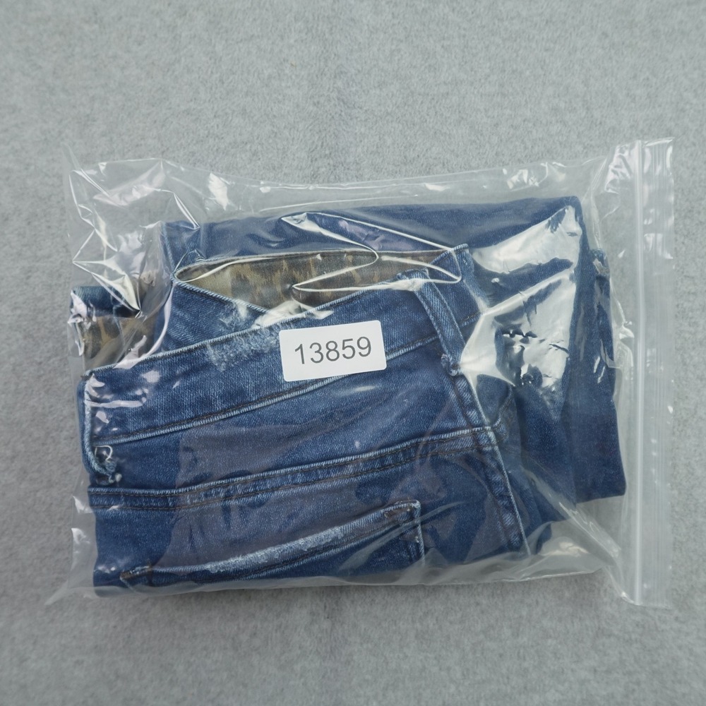 Vervet Jeans Womens 29 Blue Distressed Flare Denim Leopard Trim Gusset - Picture 13 of 13
